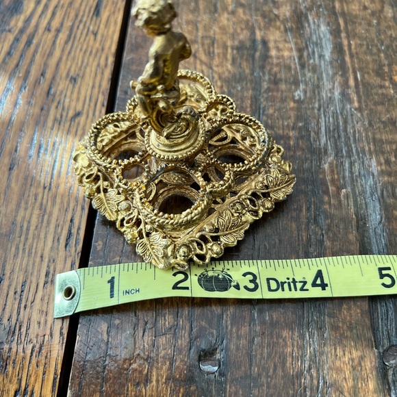 Vintage Gold-Tone Lipstick Stand -“The Bucklers” - Picture 10 of 12